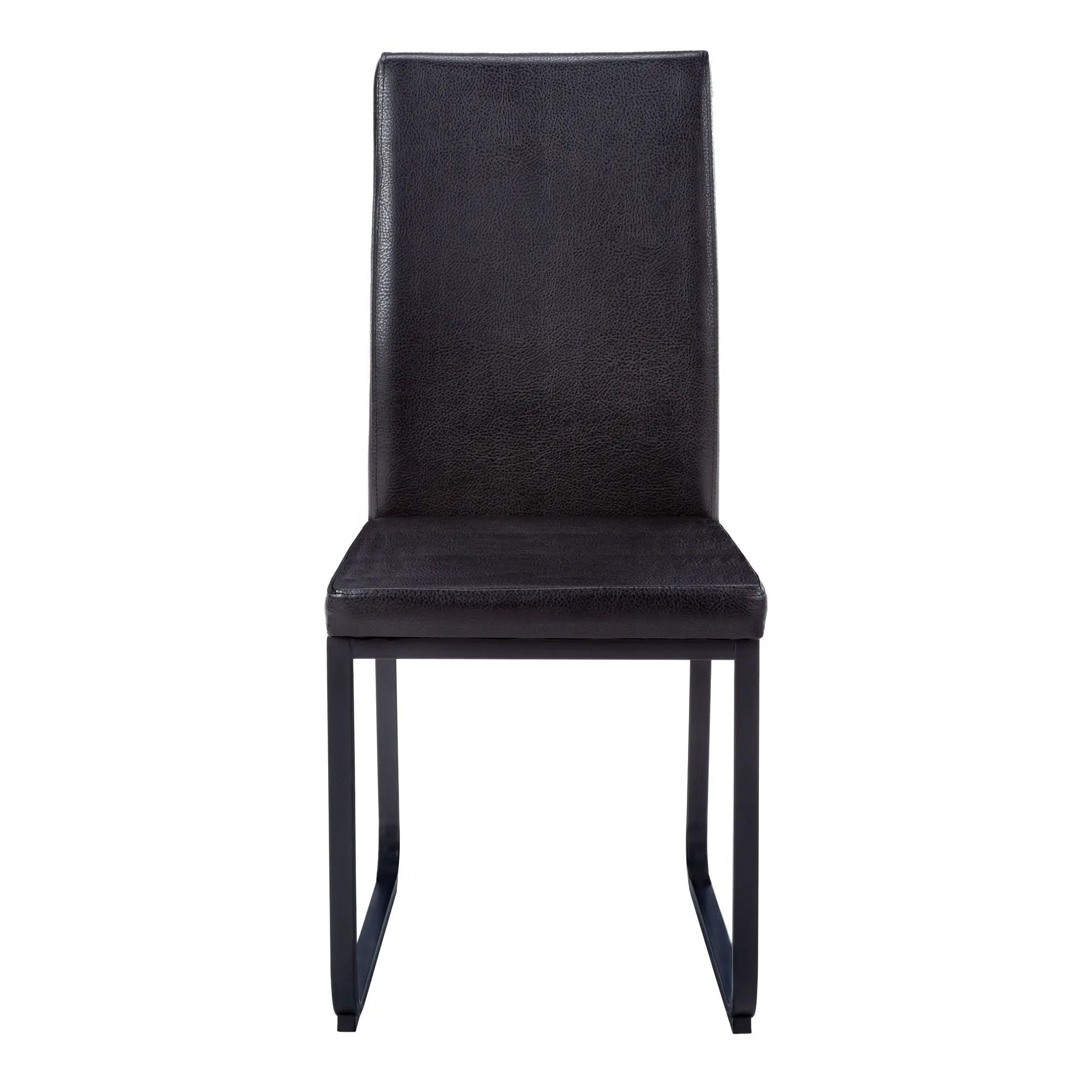 Dining Chair Side Upholstered, For Dining Room (Set of 2) - Black by Unique Piece Furniture