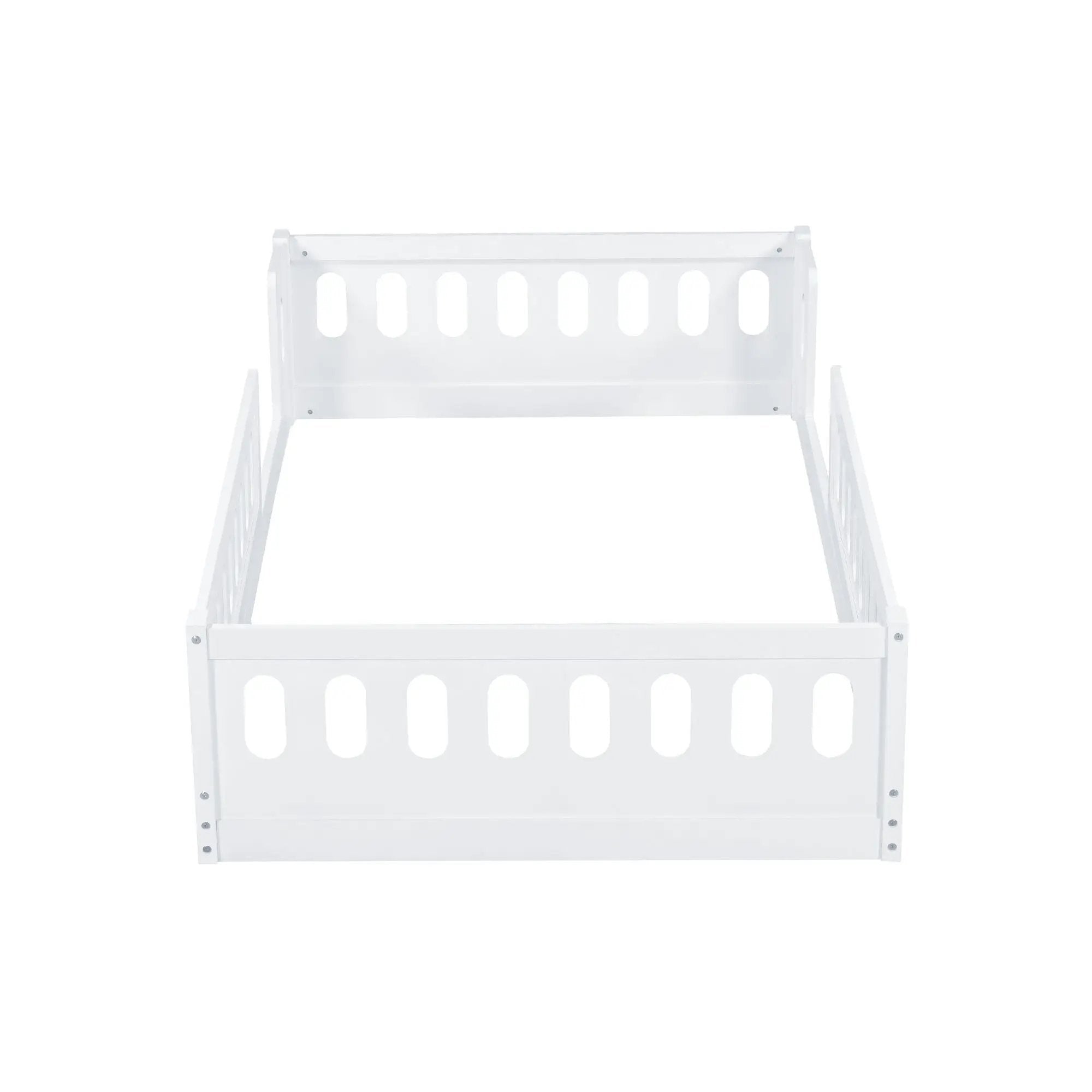 Platform Bed With Guardrail by HouseOfZazla
