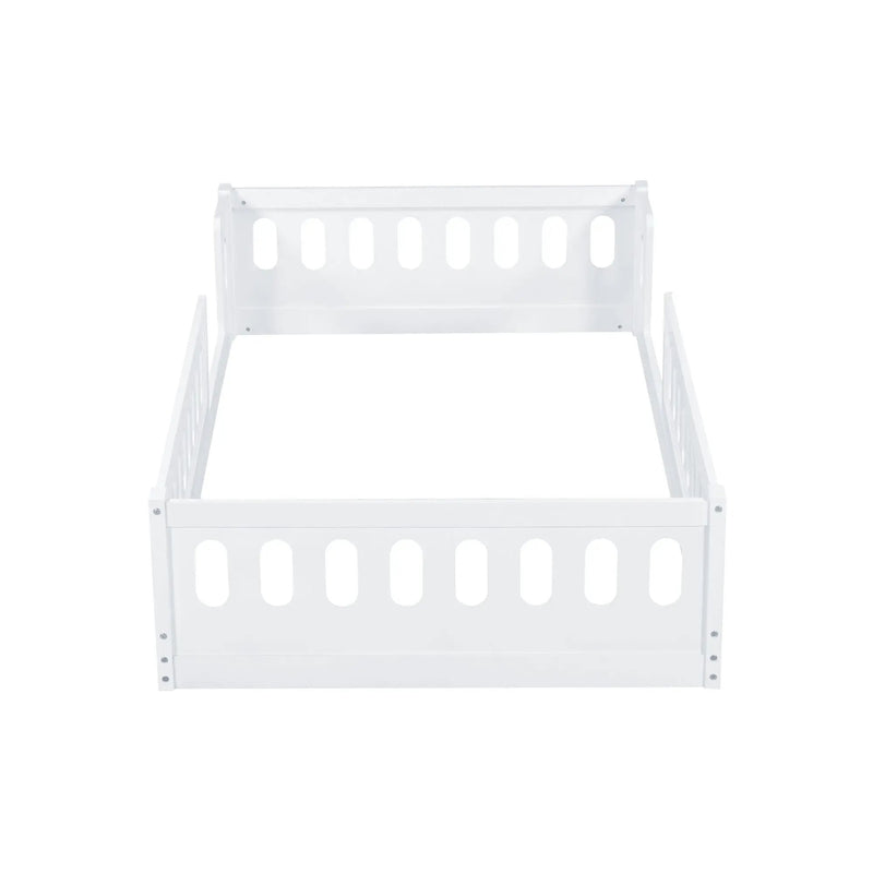Platform Bed With Guardrail by HouseOfZazla