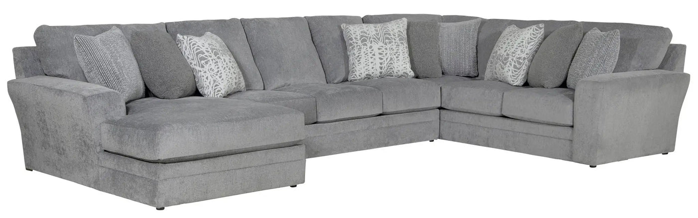 Glacier - Sectional With Included Accent Pillows by Unique Piece Furniture