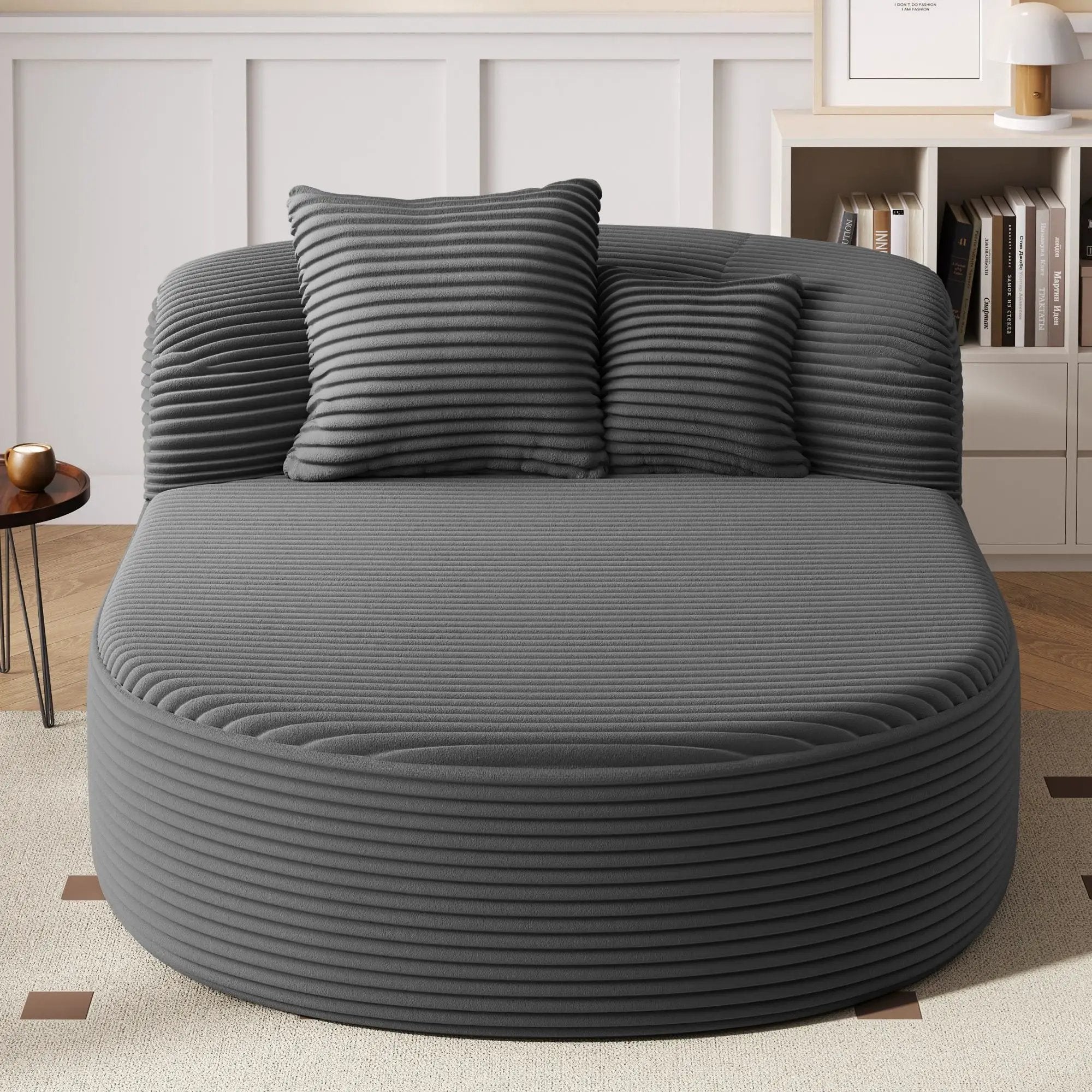 Modern Chaise Lounge Sofa Boneless Couch With Supportive Pillows by Unique Piece Furniture