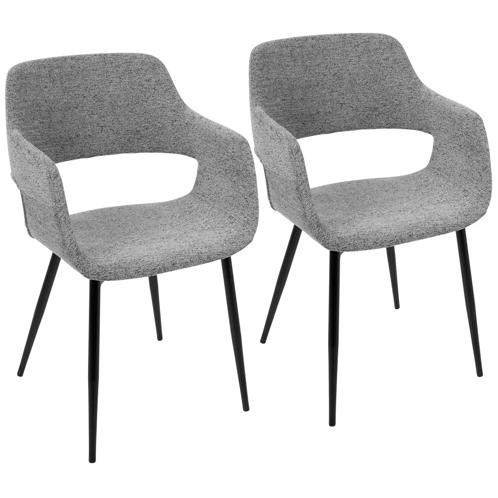 Margarite - Contemporary Dining / Chair (Set of 2) - Black / Gray by Unique Piece Furniture