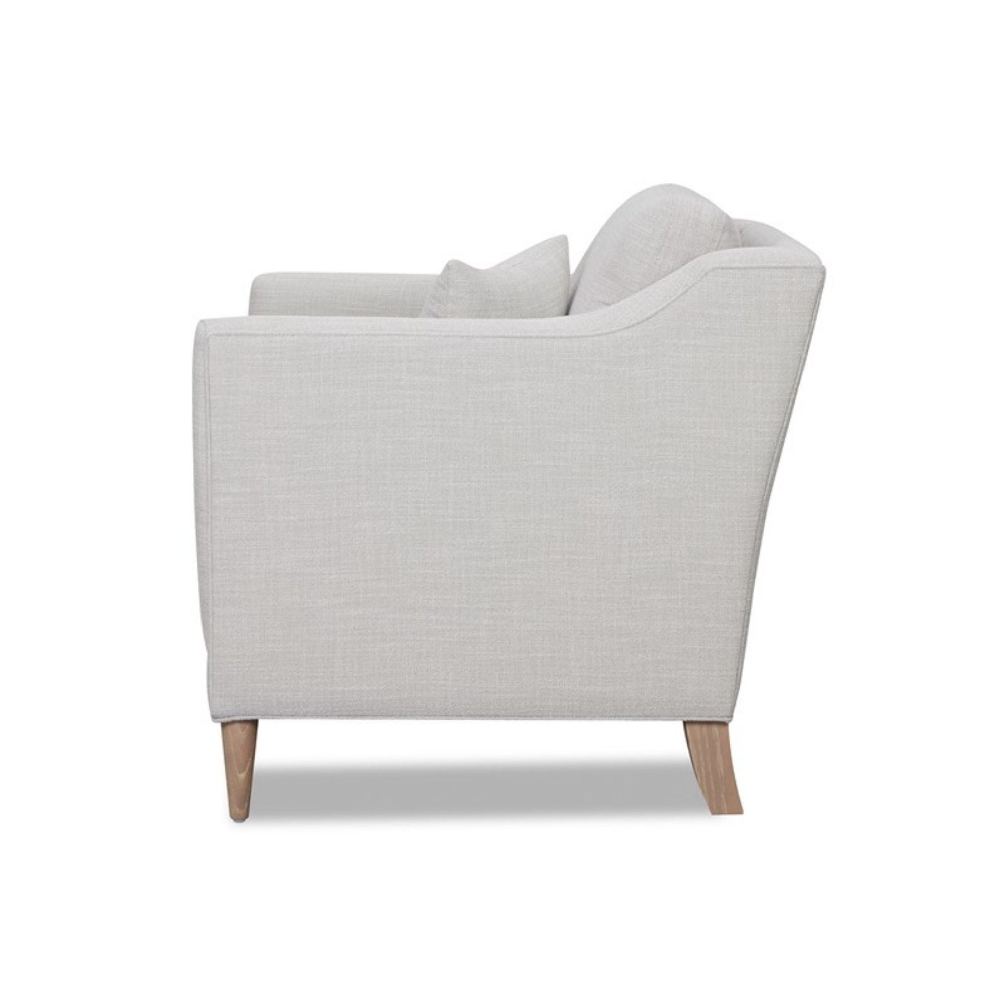 Chair With High Track Arms - Beige by HouseOfZazla