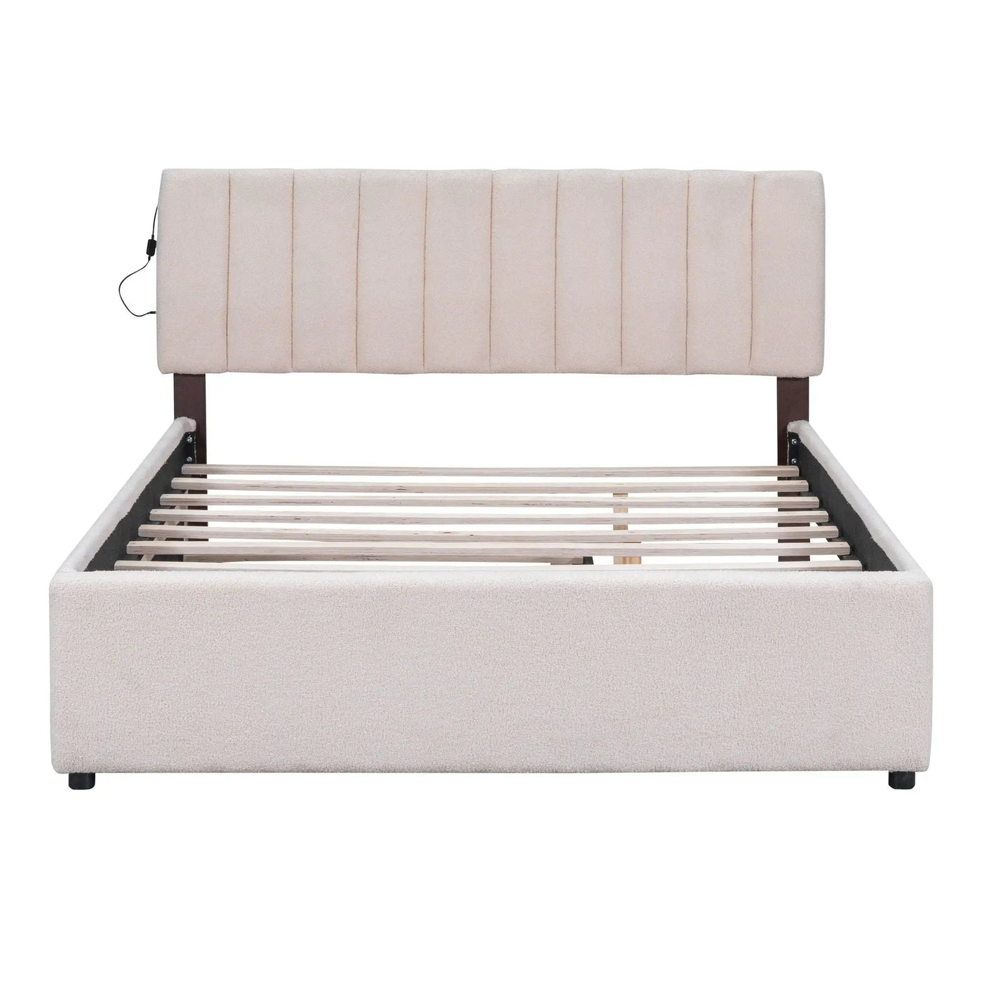 Upholstered Platform Bed With Trundle by Unique Piece Furniture