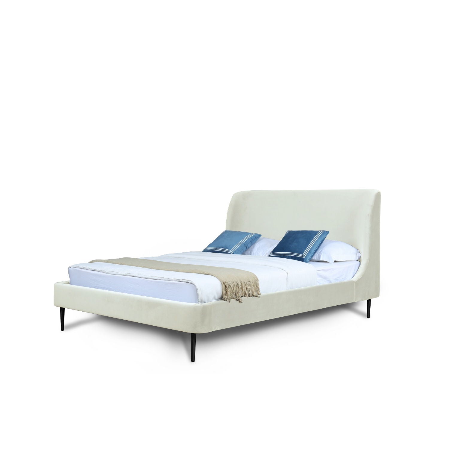 Heather - Modern Upholstered Bed by HouseOfZazla