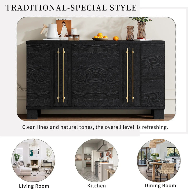 Sideboard With Adjustable Shelves by Unique Piece Furniture