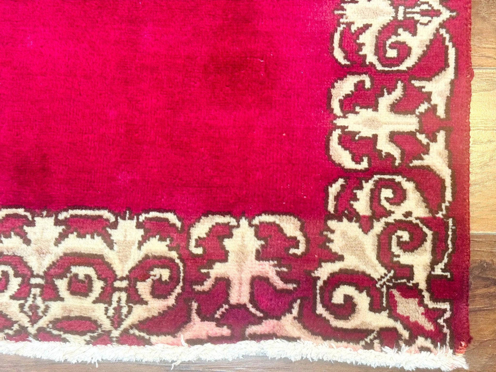 Red Persian Kerman Runner Rug 3x16 by Jewel Rugs