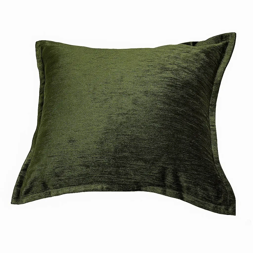 Homey Cozy Velvet Throw Pillow – Deep Forest by HouseOfZazla
