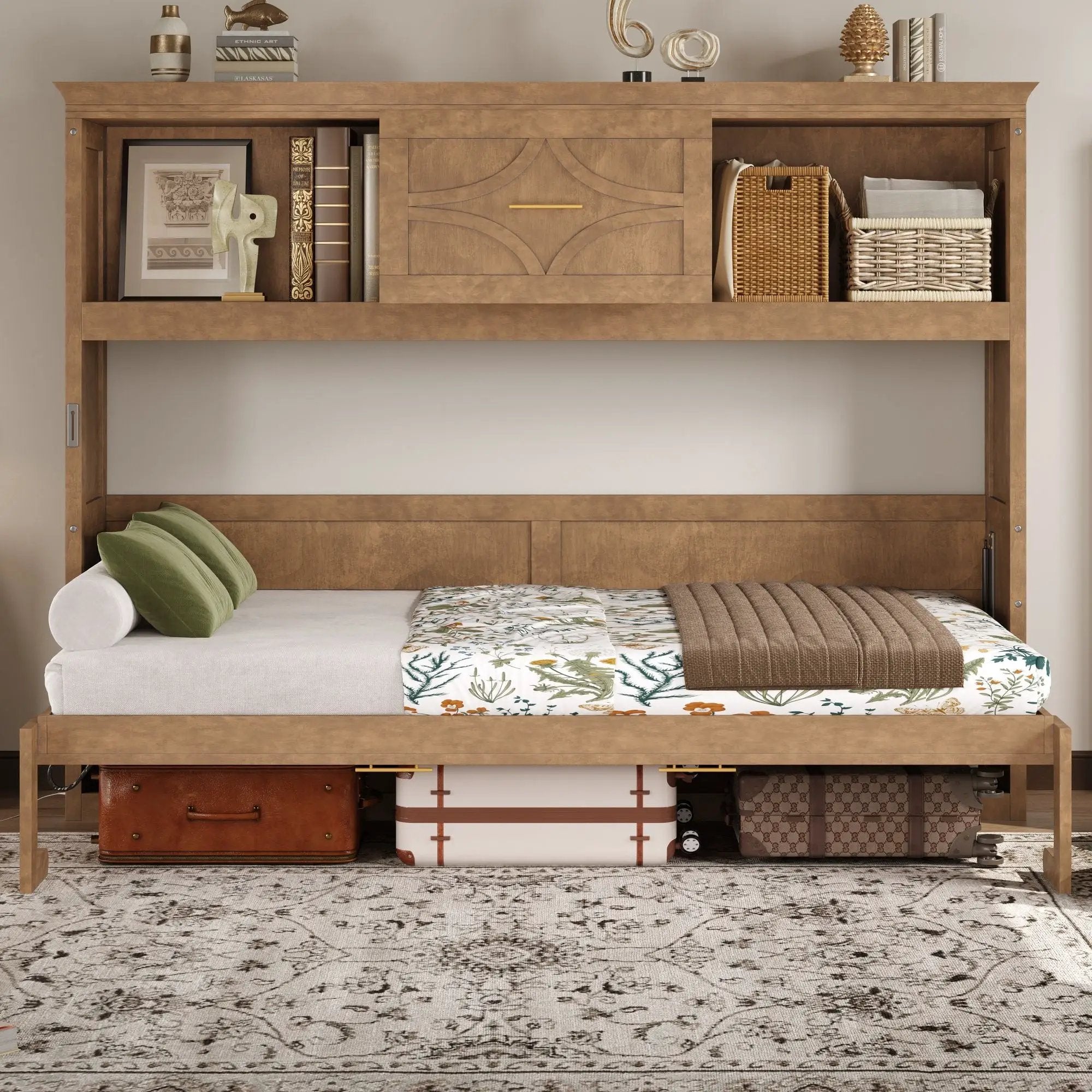 Murphy Bed With Charging Station and Drawer by HouseOfZazla
