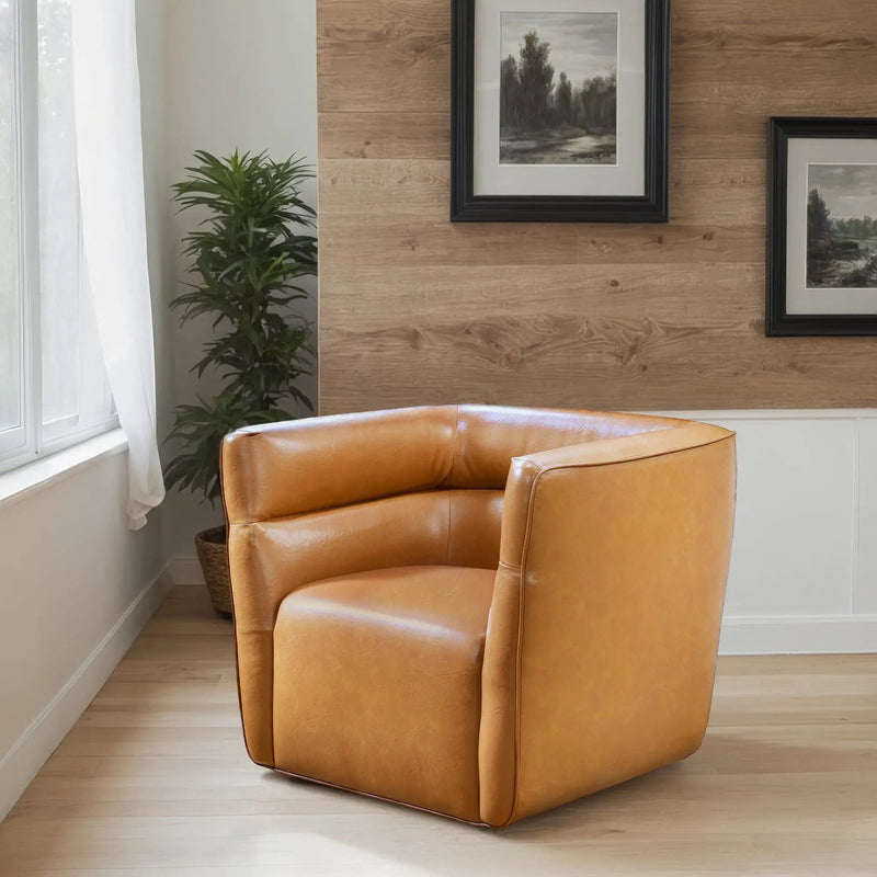 Callan - Swivel Chair - Tan by Unique Piece Furniture