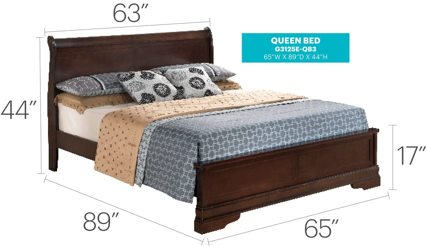 Sleigh Bed With Low Footboard by HouseOfZazla