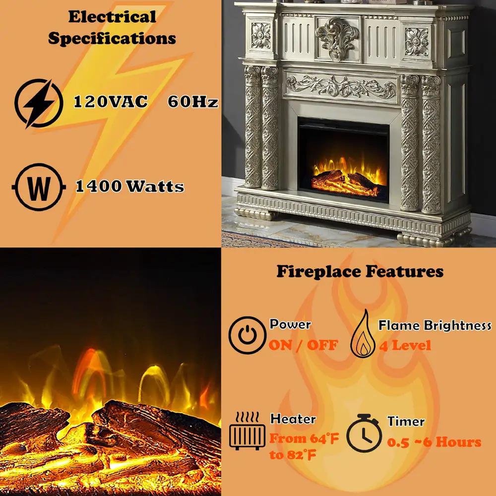 Vendome - Fireplace by Unique Piece Furniture