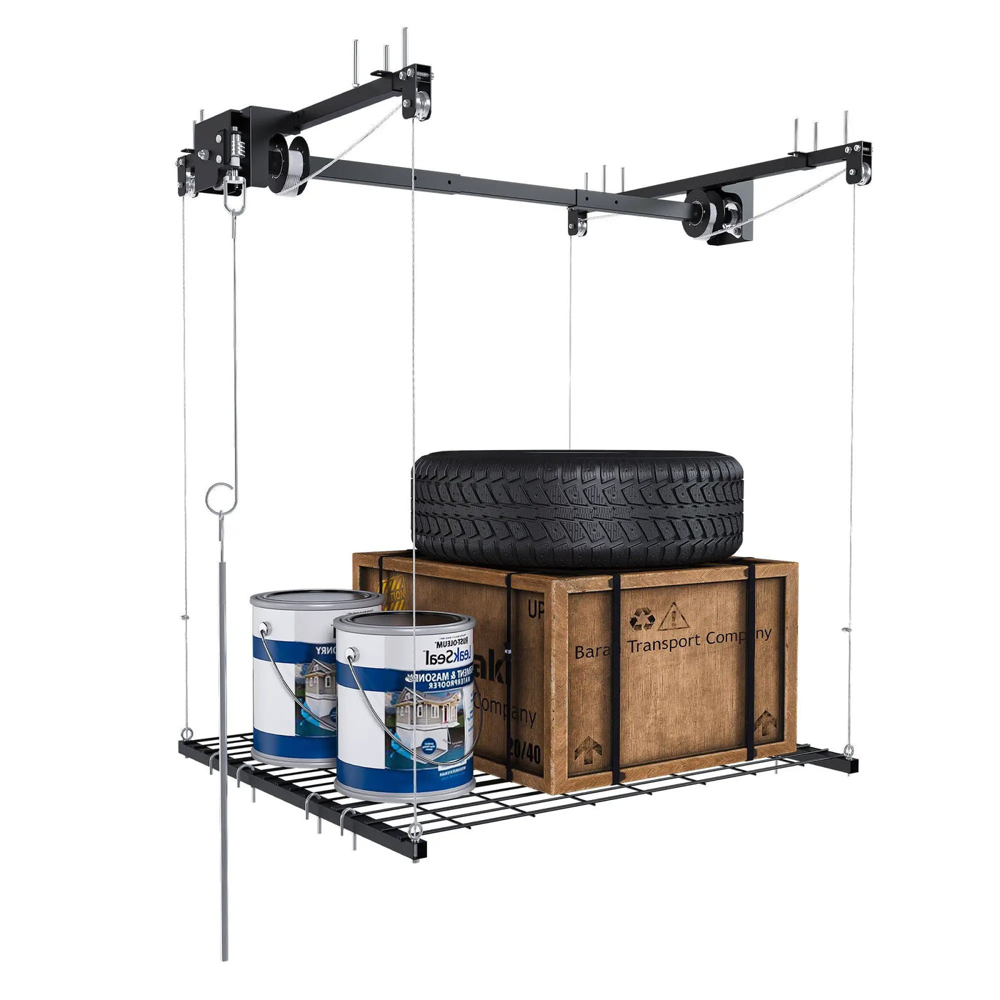 Overhead Garage Storage Rack by HouseOfZazla
