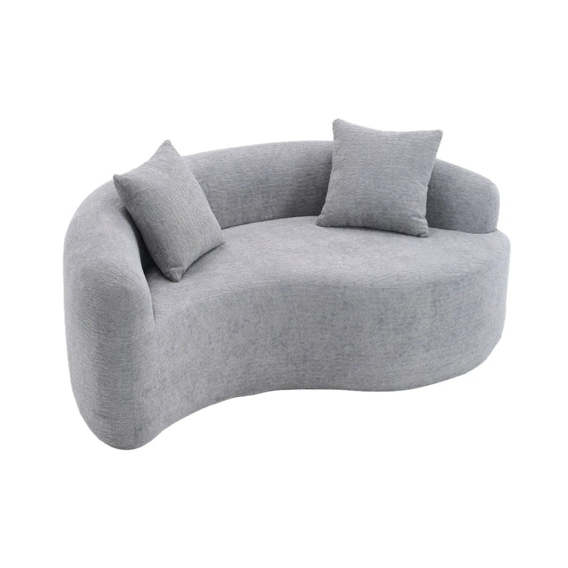 Tai Chi - Curved Dual Depth Loveseat by Unique Piece Furniture