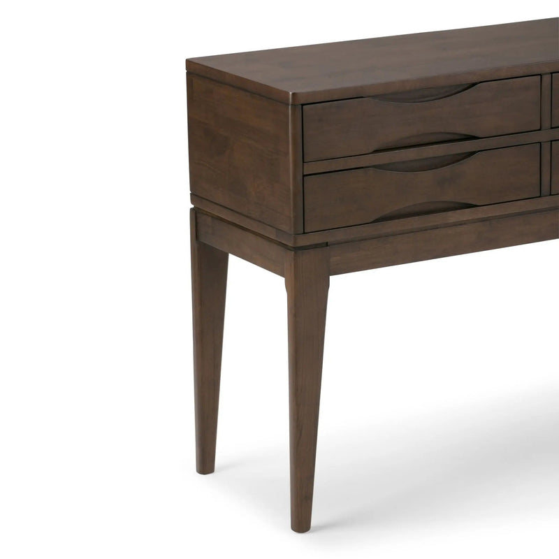 Harper - Hallway Console Table - Walnut Brown by Unique Piece Furniture