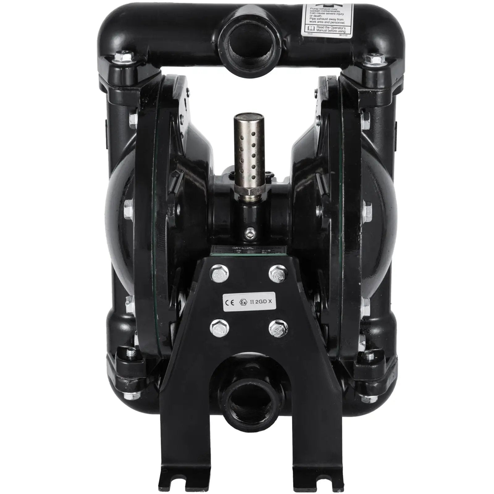 Air-Operated Double Diaphragm Pump 1 Inch Inlet Outlet Aluminum 35 GPM Max 120PSI by HouseOfZazla