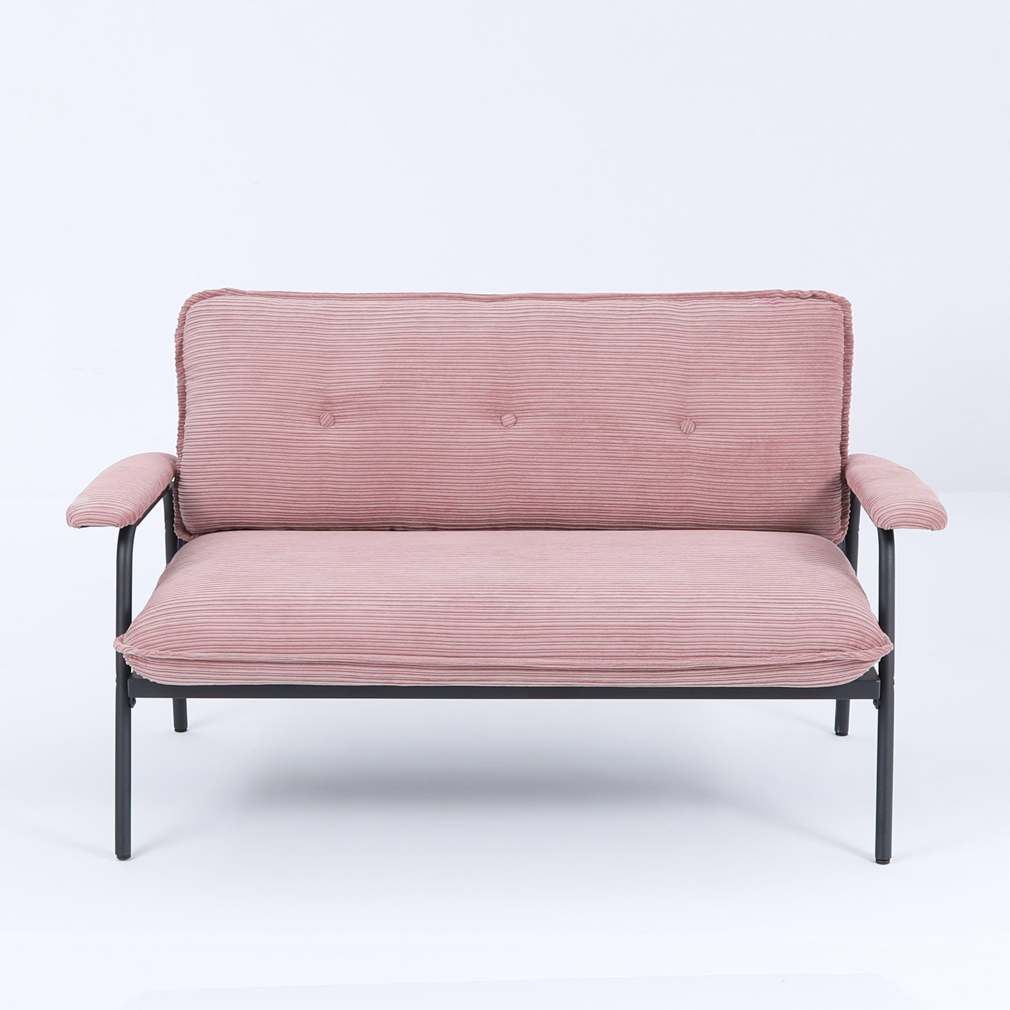 Modern Metal Frame Sofa With Sponge Filling For Compact Spaces And Versatile Use by HouseOfZazla