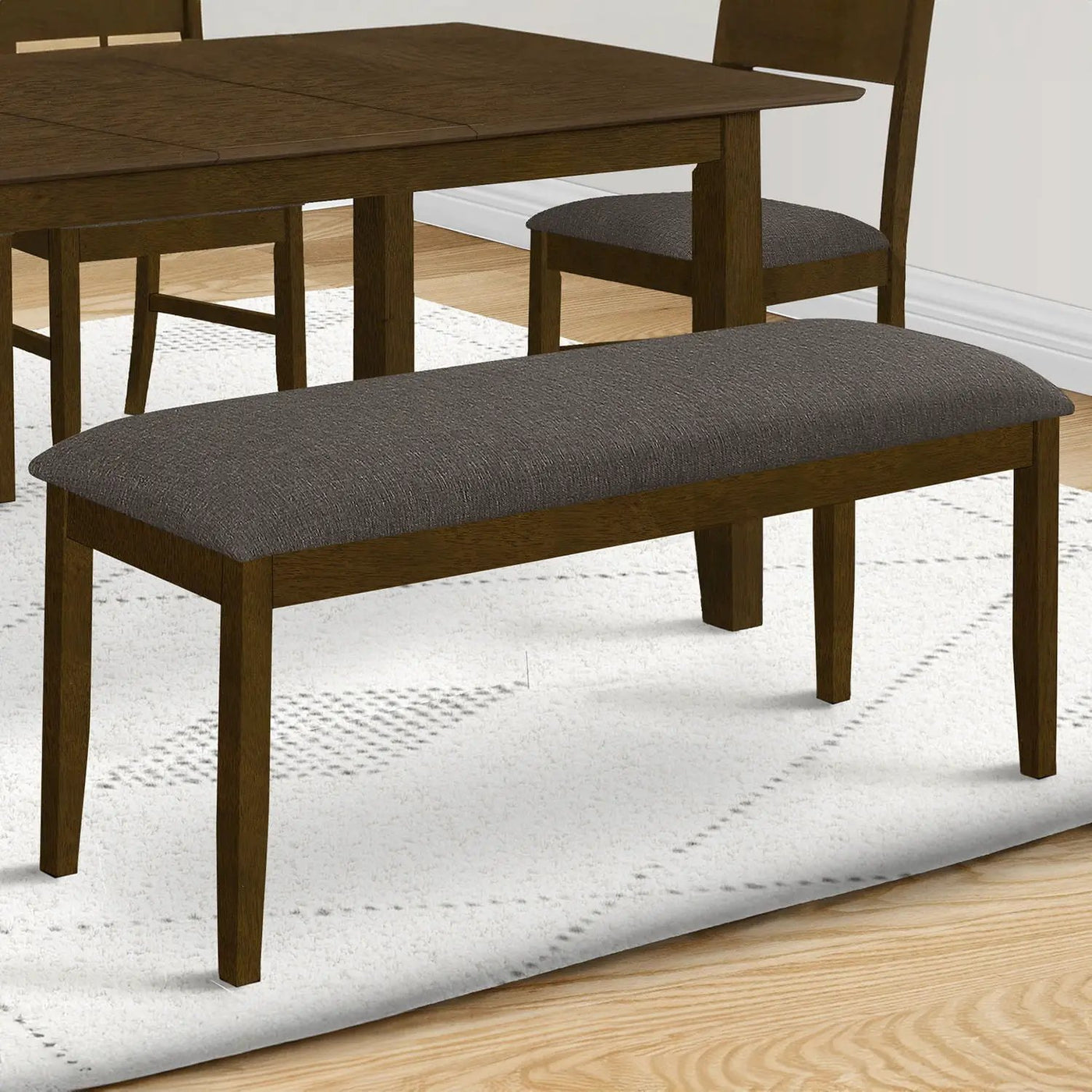 Bench, Rectangular, Hallway, Upholstered, Transitional by Unique Piece Furniture