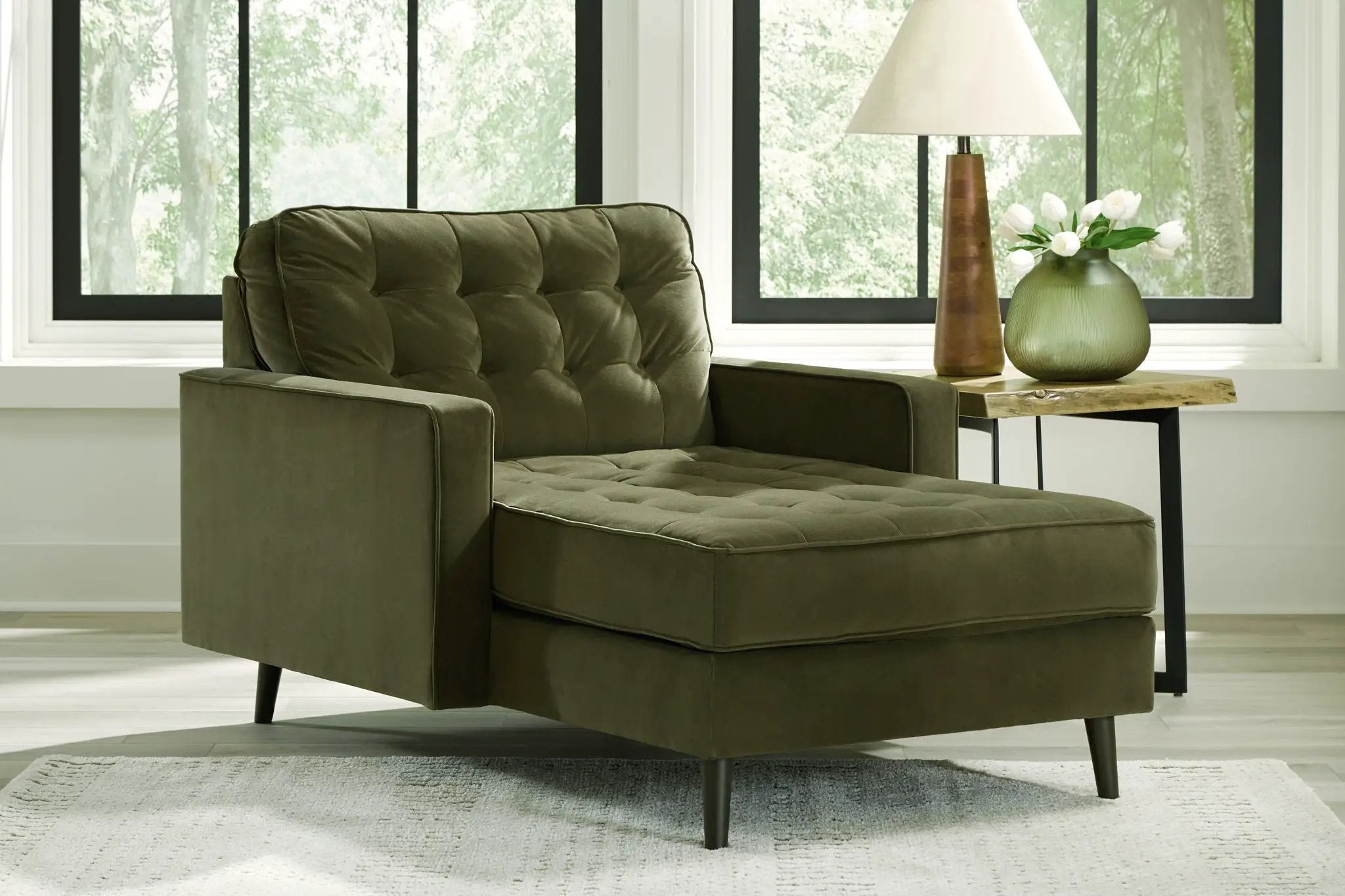 Reveon Lakes - Chaise - Olive by Unique Piece Furniture