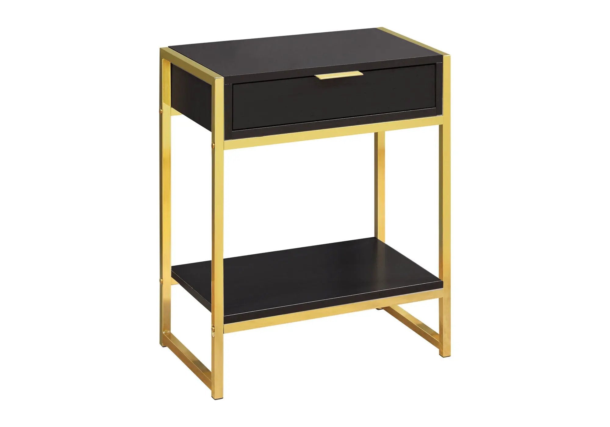 Accent Side Table, Storage Drawer, Spacious Tabletop by Unique Piece Furniture