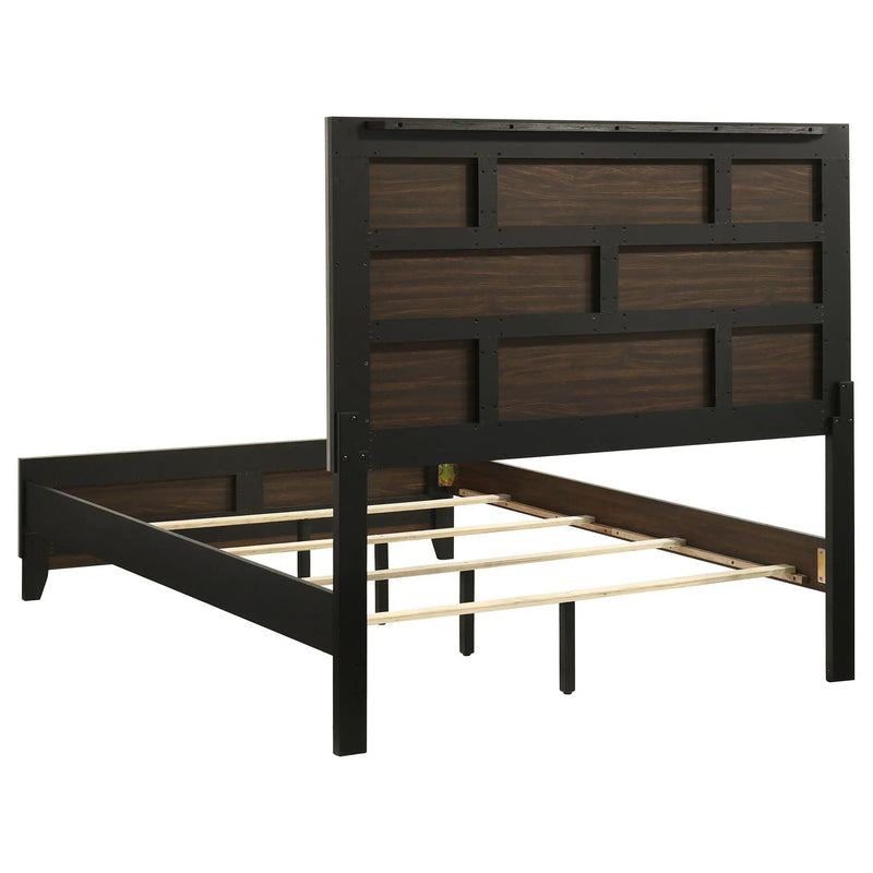 Watson Wood Full Panel Bed Light Taupe by Unique Piece Furniture