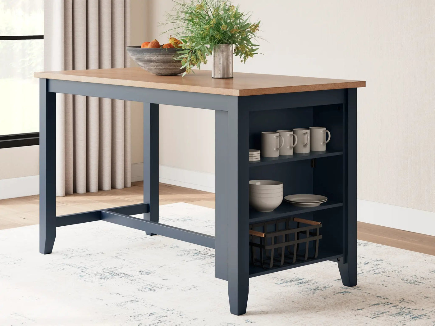Gesthaven - Rectangular Dining Room Counter Table by Unique Piece Furniture