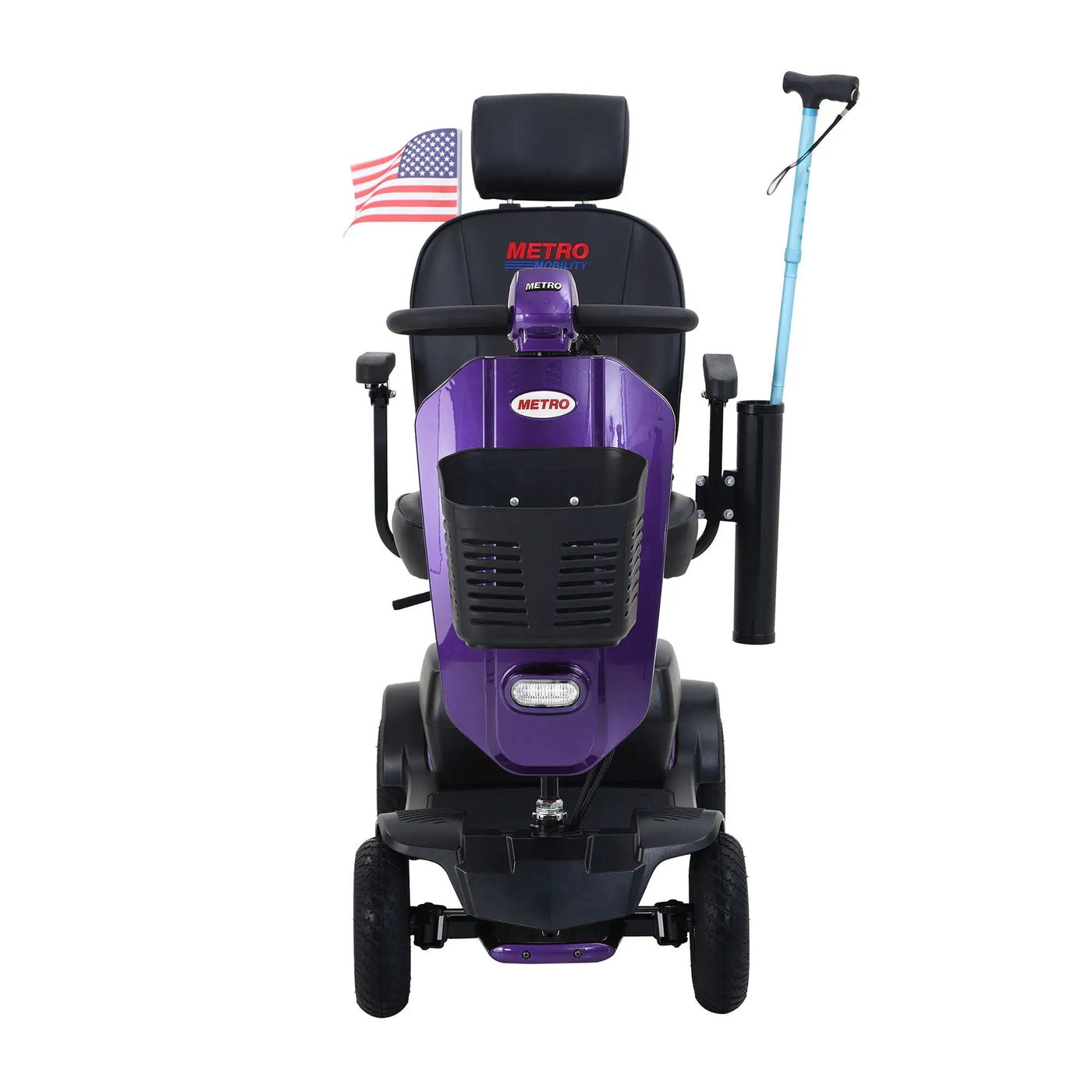 Max Plus - 4 Wheels Outdoor Compact Mobility Scooter With 2 Pieces X 20Ah Lead Acid Battery, 16 Miles, Cup Holders & USB Charger Port by HouseOfZazla