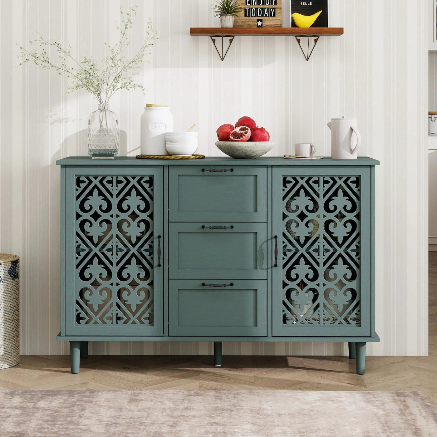 2 Door 3 Drawer Cabinet by HouseOfZazla