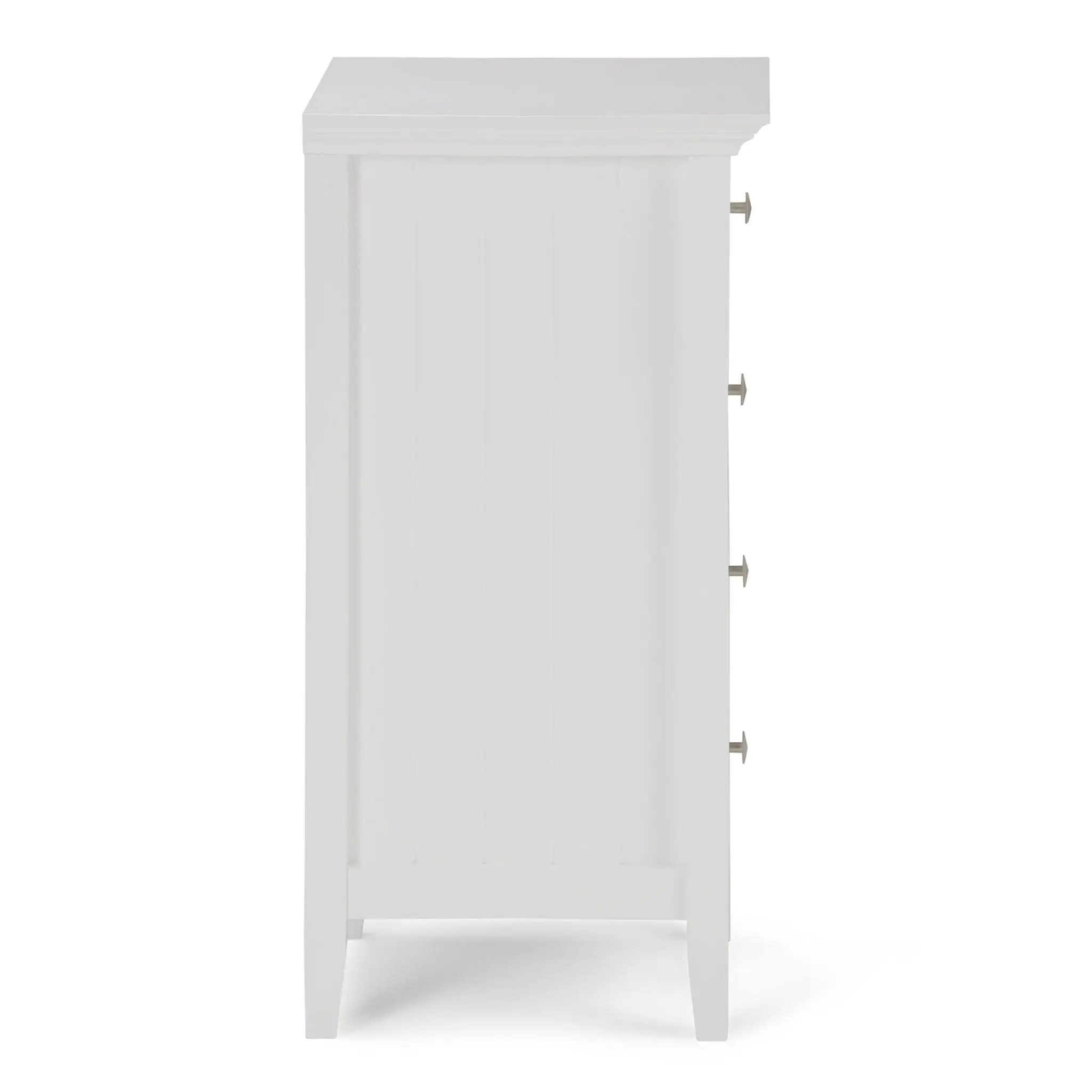 Acadian - 4 Drawer Floor Storage Cabinet - Pure White by Unique Piece Furniture