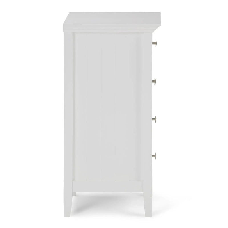 Acadian - 4 Drawer Floor Storage Cabinet - Pure White by Unique Piece Furniture