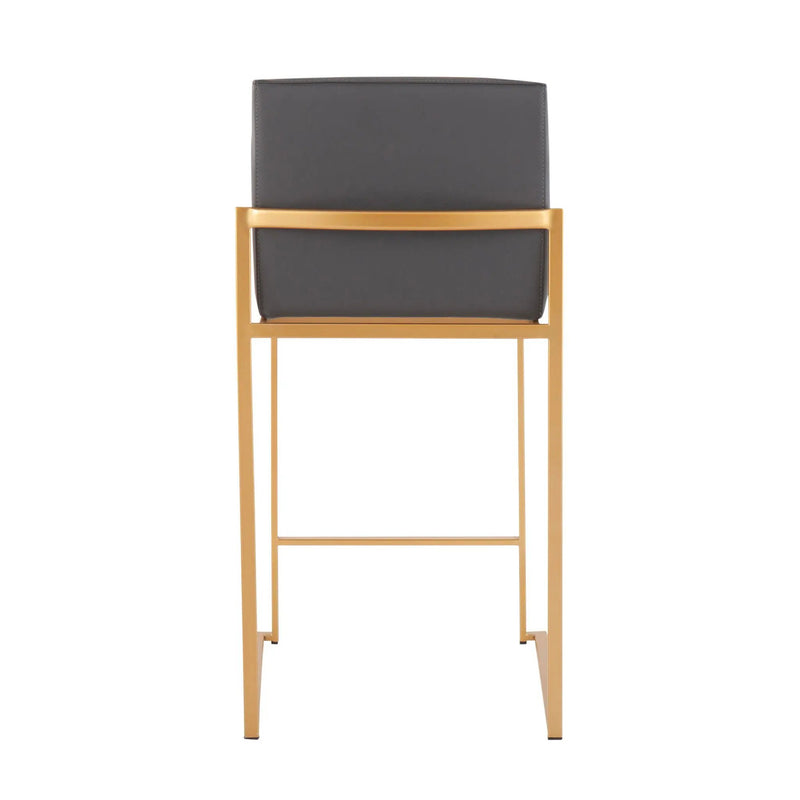 Fuji - Contemporary High Back Stylish Counter Stool by HouseOfZazla