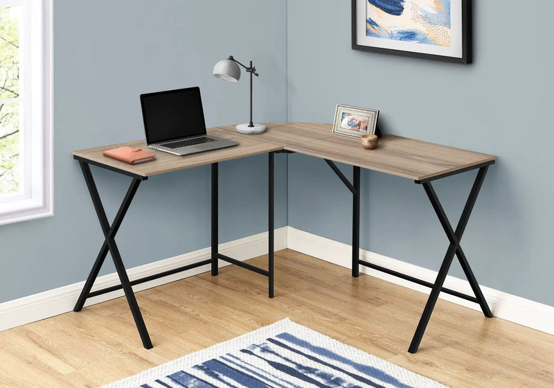 Contemporary L-Shaped Corner Computer Desk by HouseOfZazla