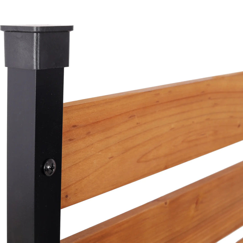 Air Conditioner Fence, 60in H x 38in W (2-Panel) Wood Fence Panels with Metal Stakes by HouseOfZazla
