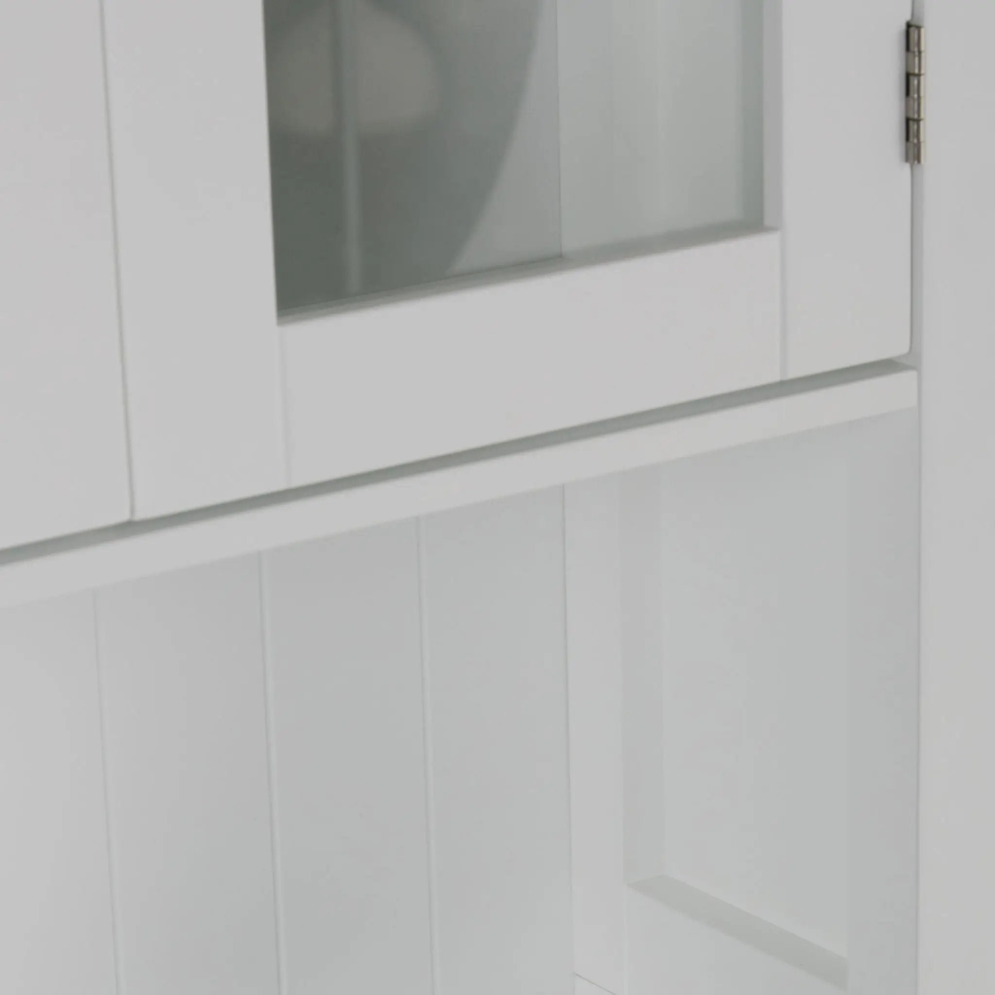 Acadian - Space Saver Cabinet - Pure White by Unique Piece Furniture