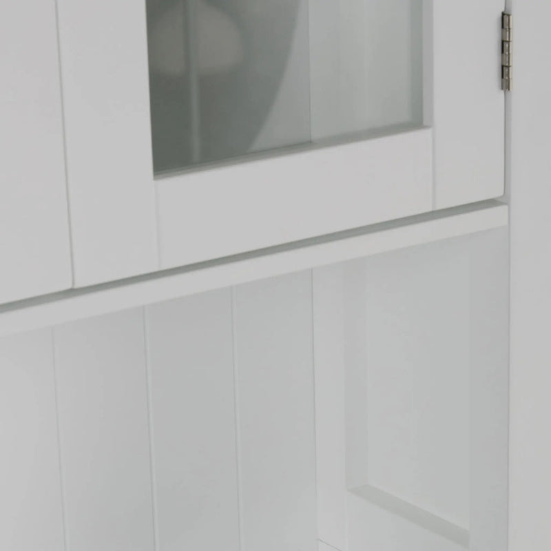 Acadian - Space Saver Cabinet - Pure White by Unique Piece Furniture