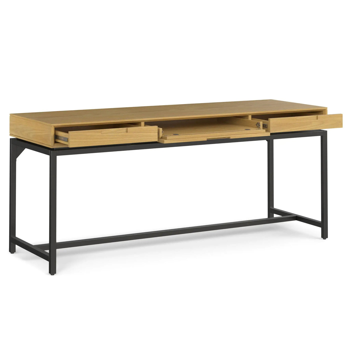 Banting - Mid Century Handcrafted Wide Desk by HouseOfZazla