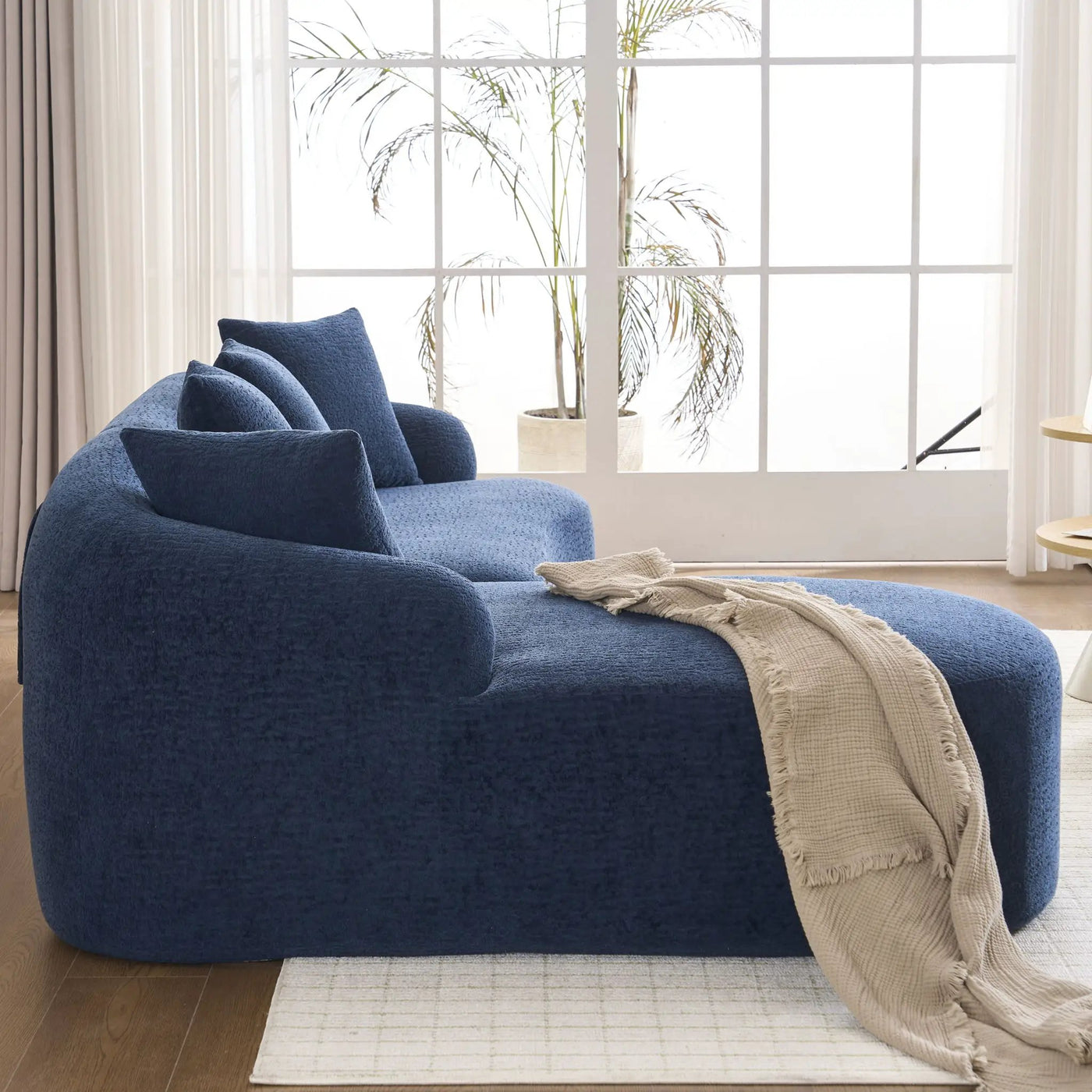 Combined Sofa With 4 Pillows by Unique Piece Furniture