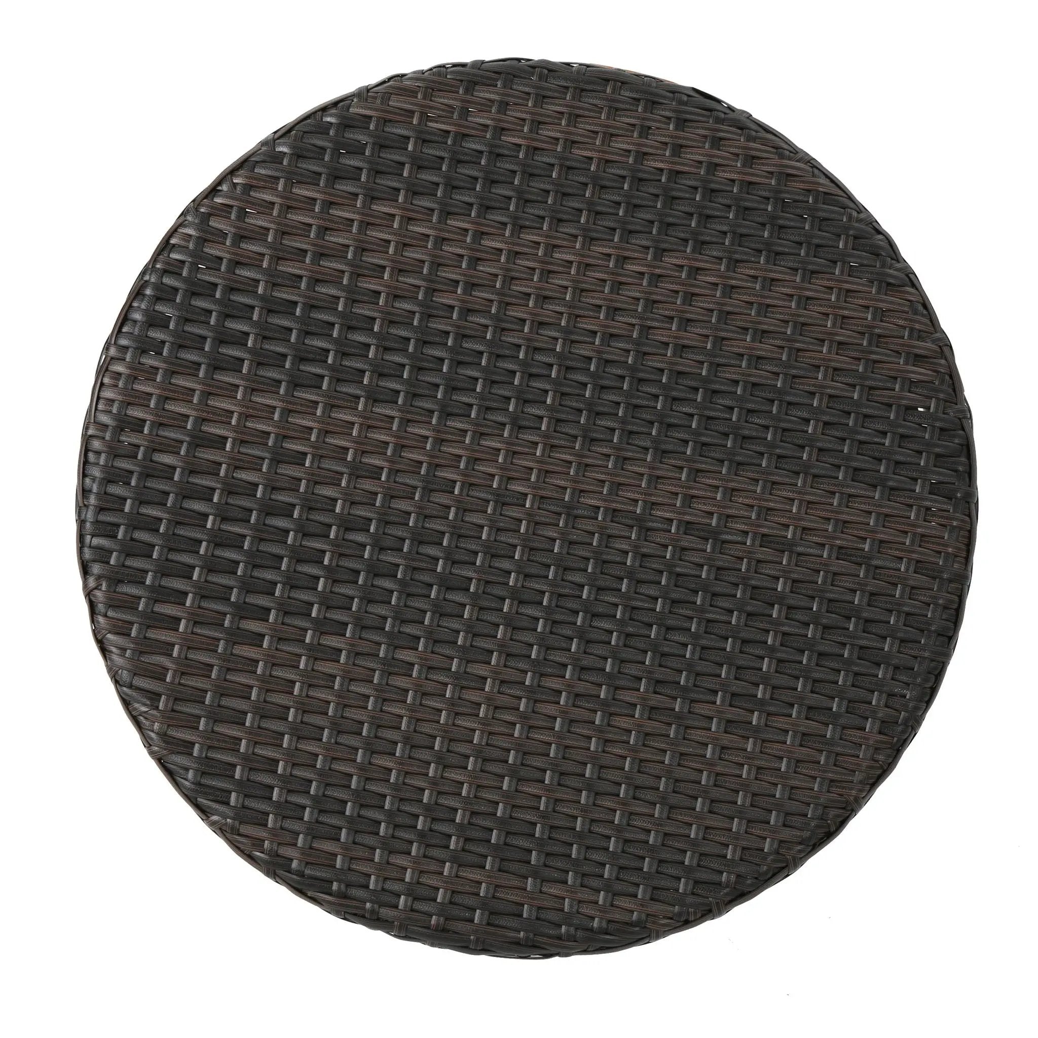 Kenneth 3 Pieces Chat Set Outdoor Furniture - Brown Multi by HouseOfZazla