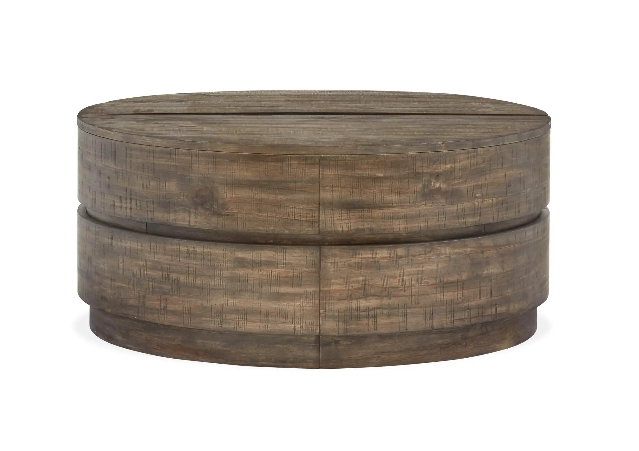 Baisden - Round Lift Top Cocktail Table With Casters - Tobacco by Unique Piece Furniture