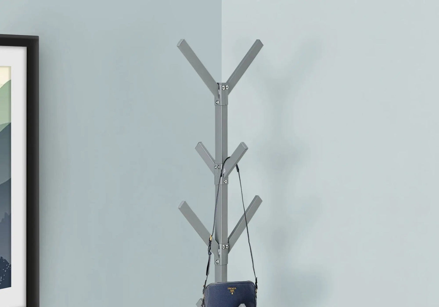Coat Rack, Hall Tree, Free Standing, 8 Hooks, Entryway, Contemporary & Modern by Unique Piece Furniture