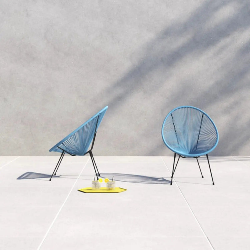 Modern Egg Shaped String Chairs (Set of 2) by HouseOfZazla