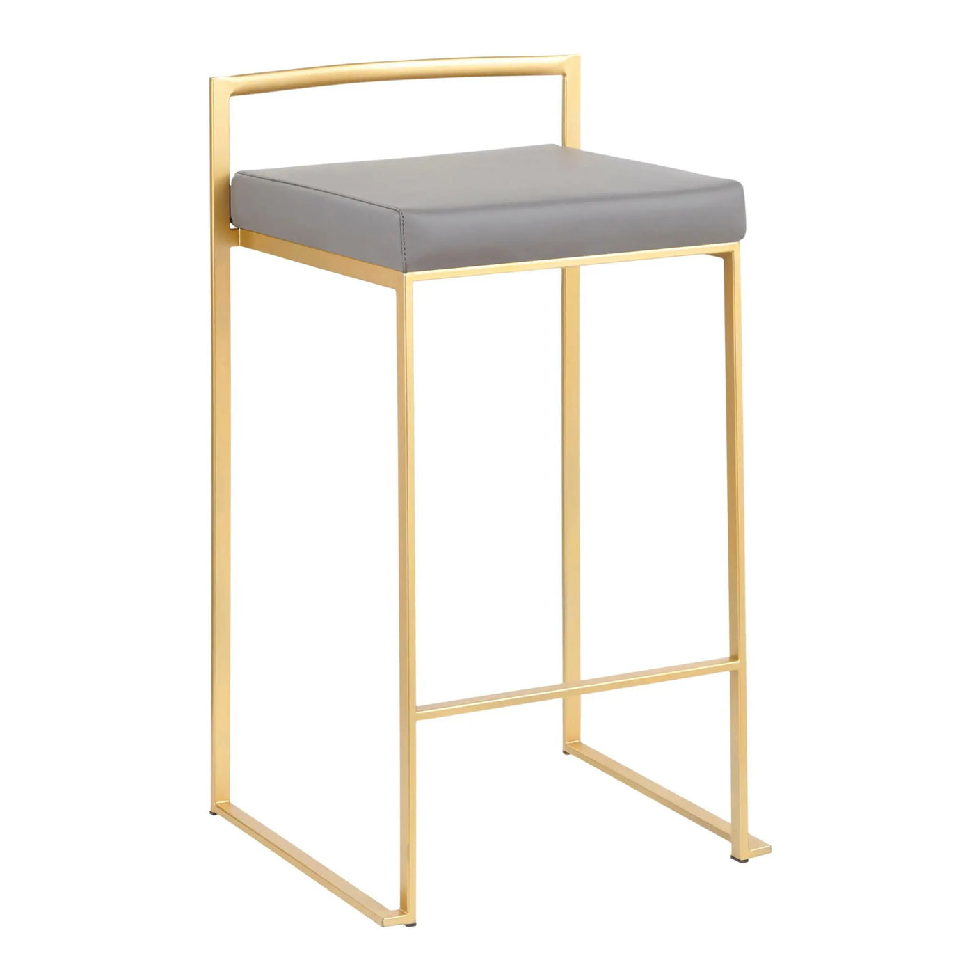 Fuji - Contemporary / Glam Design Counter Stool (Set of 2) by HouseOfZazla