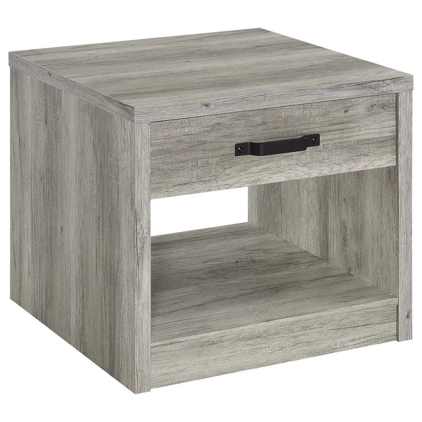 Nuberg - 1 Drawer Table - Gray