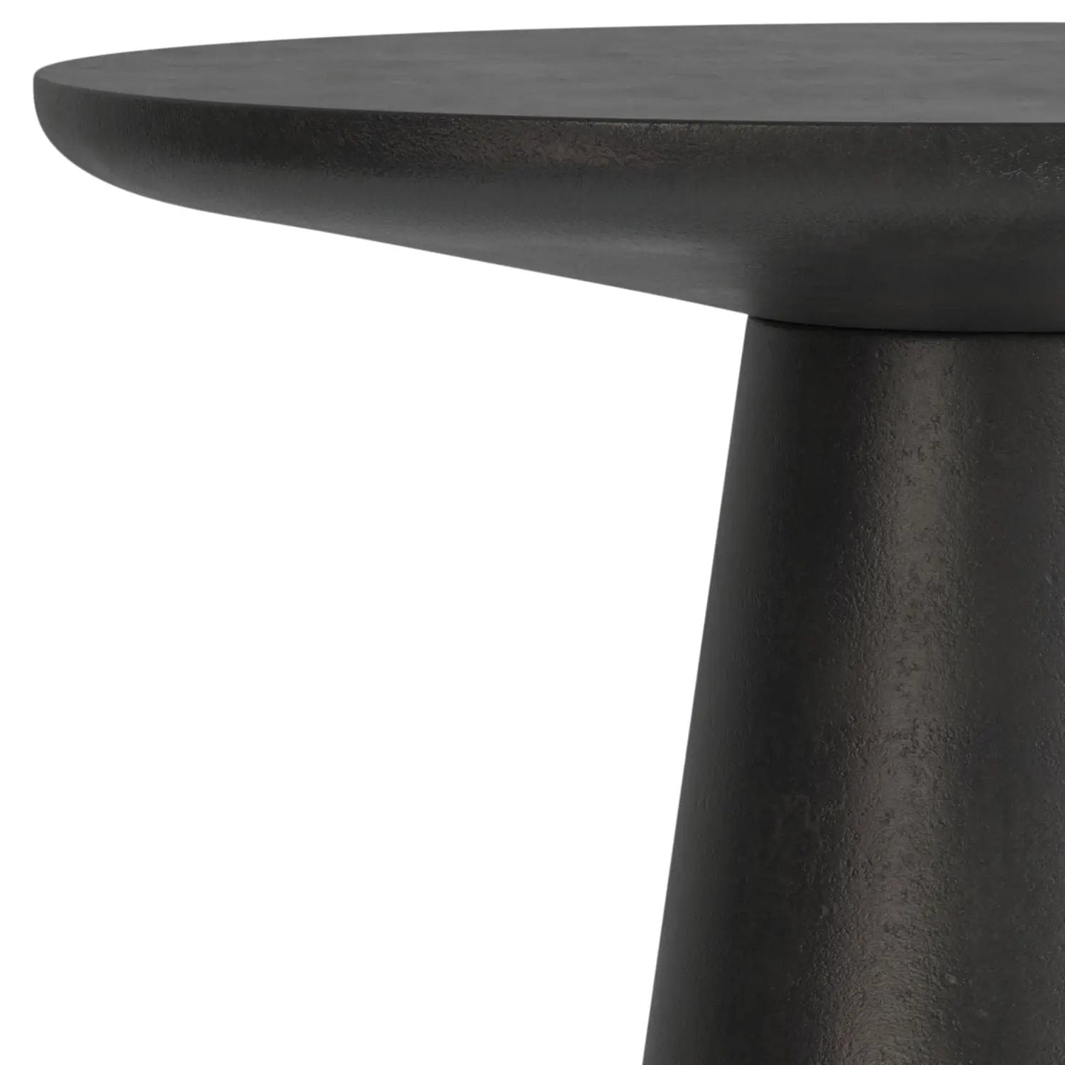 Gloria - Cast Aluminum Side Table - Black by Unique Piece Furniture