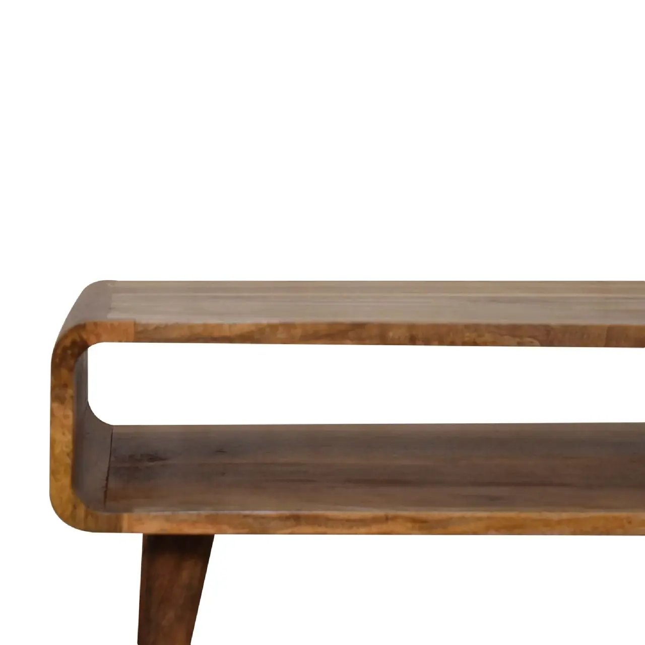 Solid Wood Open Media Unit by Unique Piece Furniture