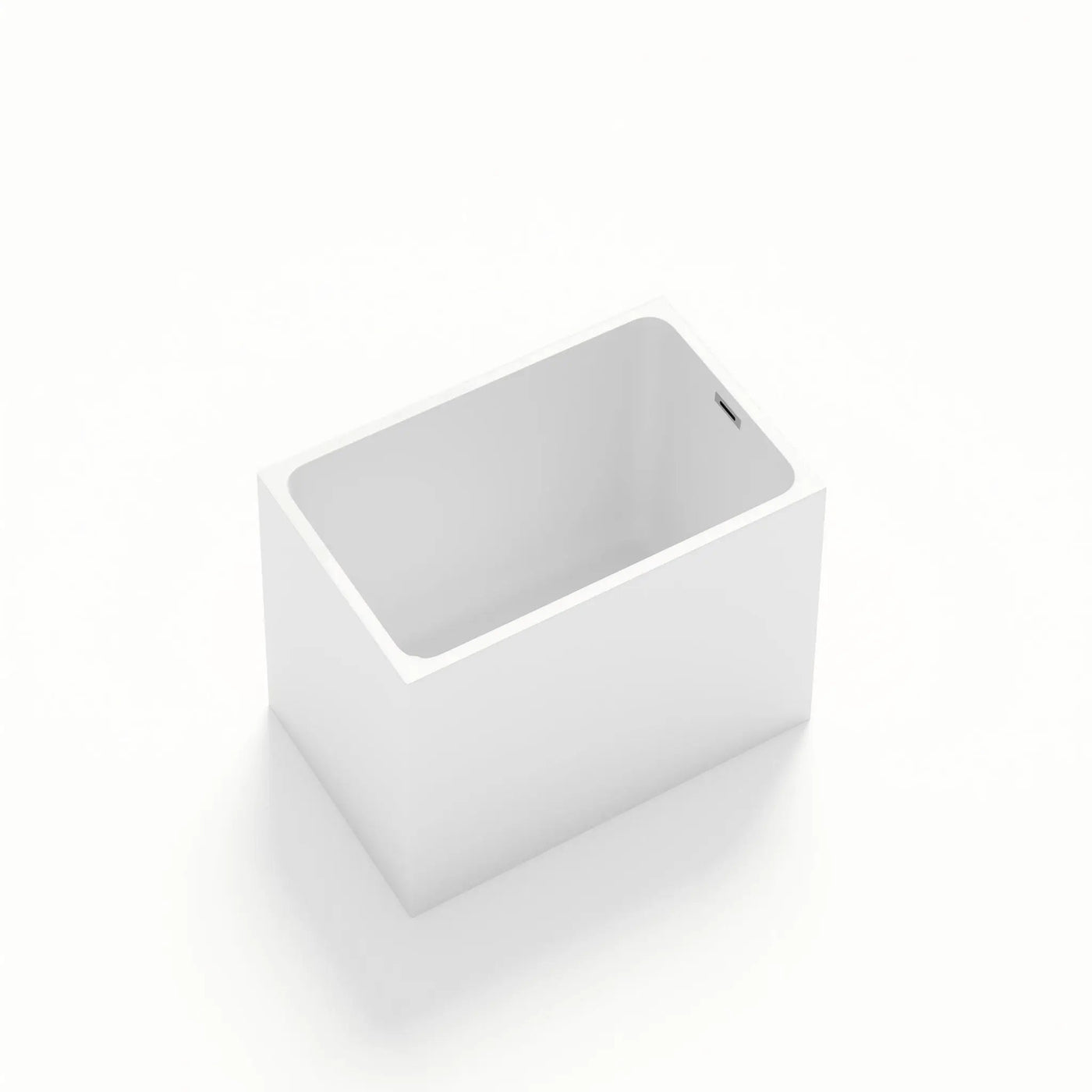 Freestanding Bathtub With Drain, Rectangular Shape by HouseOfZazla