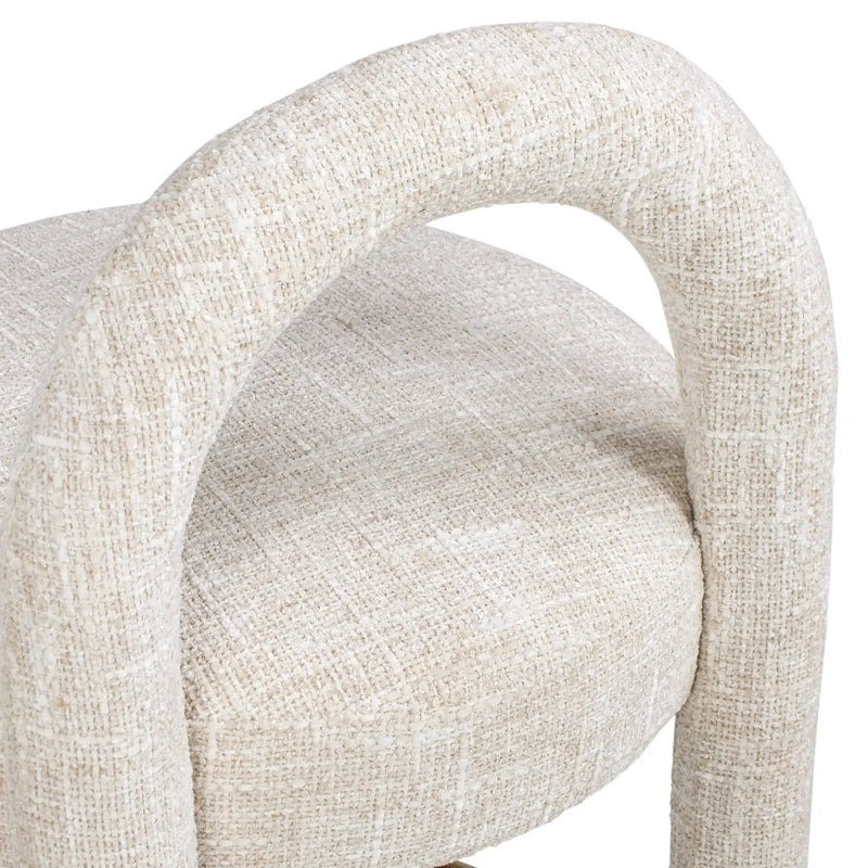 Penny 26.5" Round Arched Upholstered Counter Stool, Set of 2 by HouseOfZazla