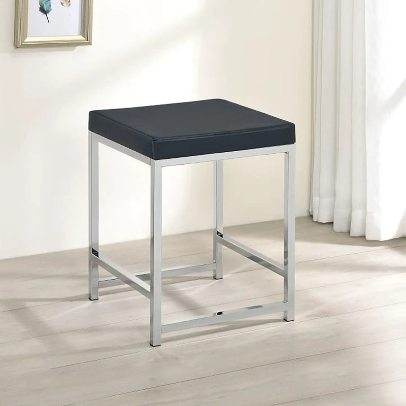 Upholstered Square Vanity Stool by HouseOfZazla