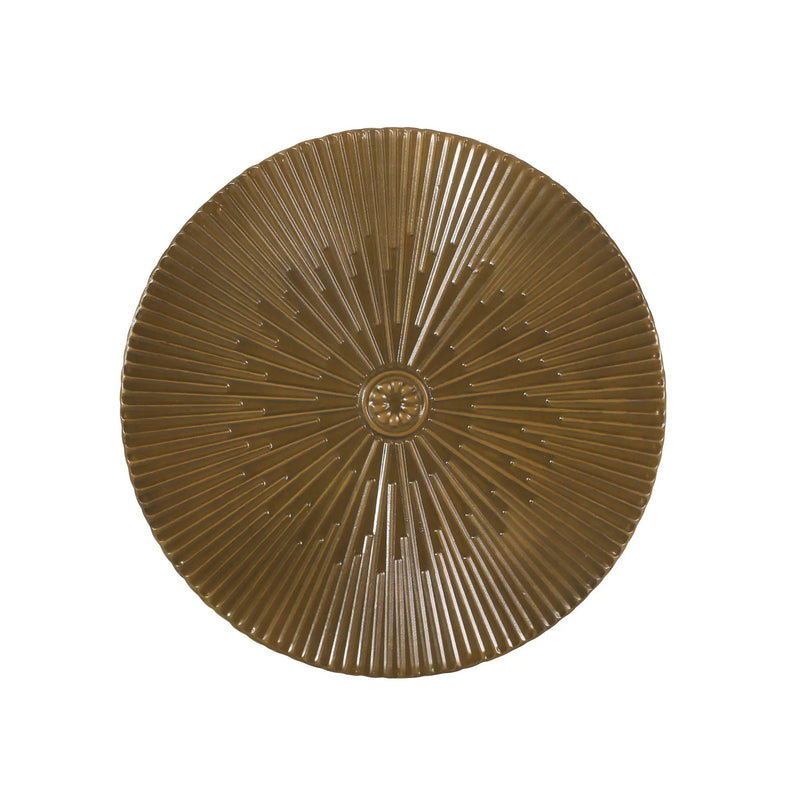 Langseth Iron Sunburst Side Table Modern Design by HouseOfZazla