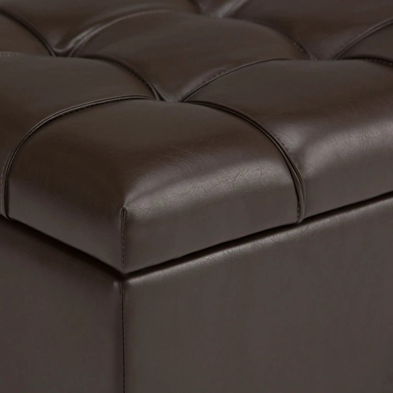 Sienna - Transitional Storage Ottoman Bench by HouseOfZazla